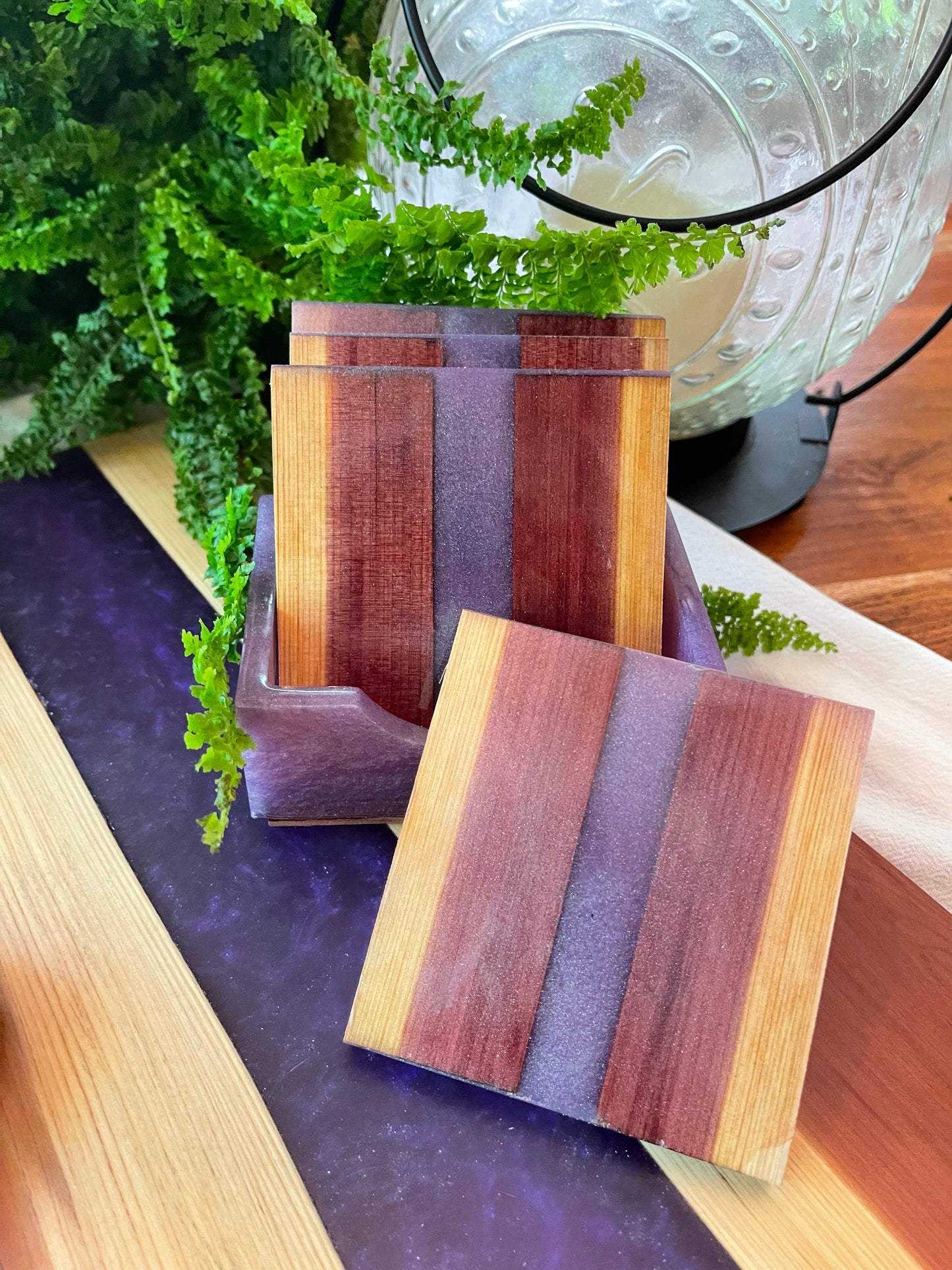 Red Cedar Epoxied Charcuterie Board Set