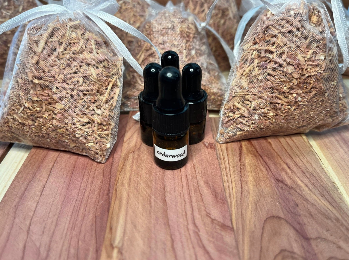 Aromatic Cedar Sachets for Closets, Cars, Bathrooms, Pantries and Bedrooms to Air Freshen and Deodorize