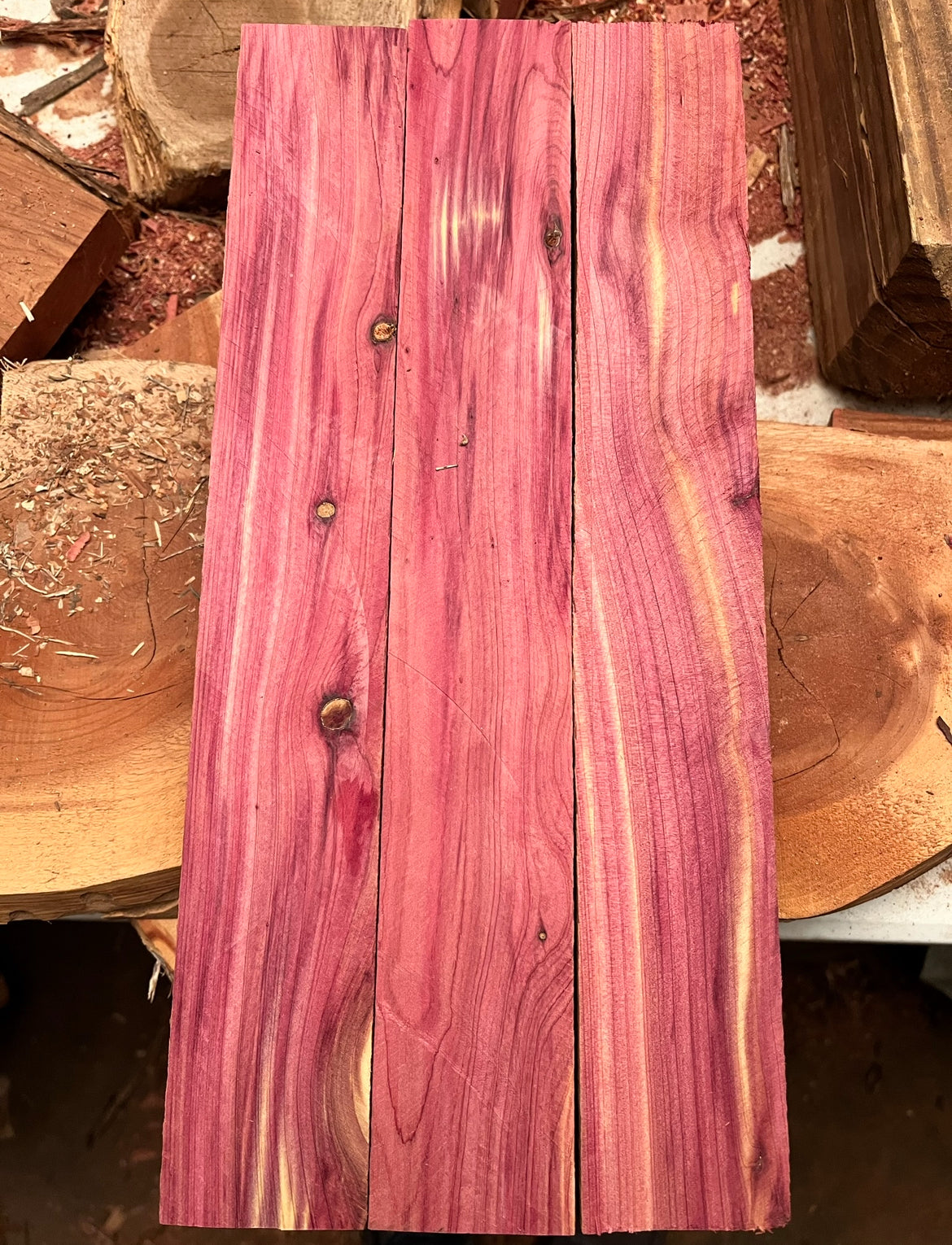 Eastern Red Cedar (Aromatic Cedar) Lathe Turning Blanks - Select from Various Sizes