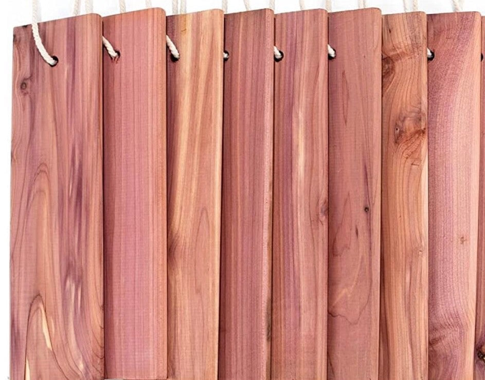 Aromatic Cedar Block Hang-Ups for Closets, Cars, Bathrooms, Pantries and Bedrooms to Air Freshen and Deodorize - Natural Moth Ball Alternative