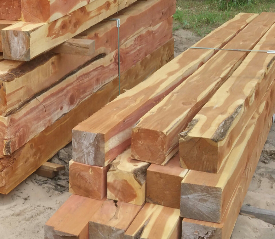 Eastern Red Cedar Beams