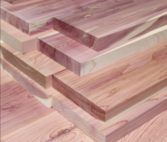 Planed & Squared S2S Aromatic Cedar Boards